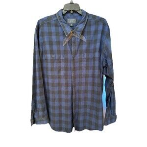 Filson Men’s XXXL Alaska Guide Blue Plaid Long Sleeve Button Shirt 100% Cotton